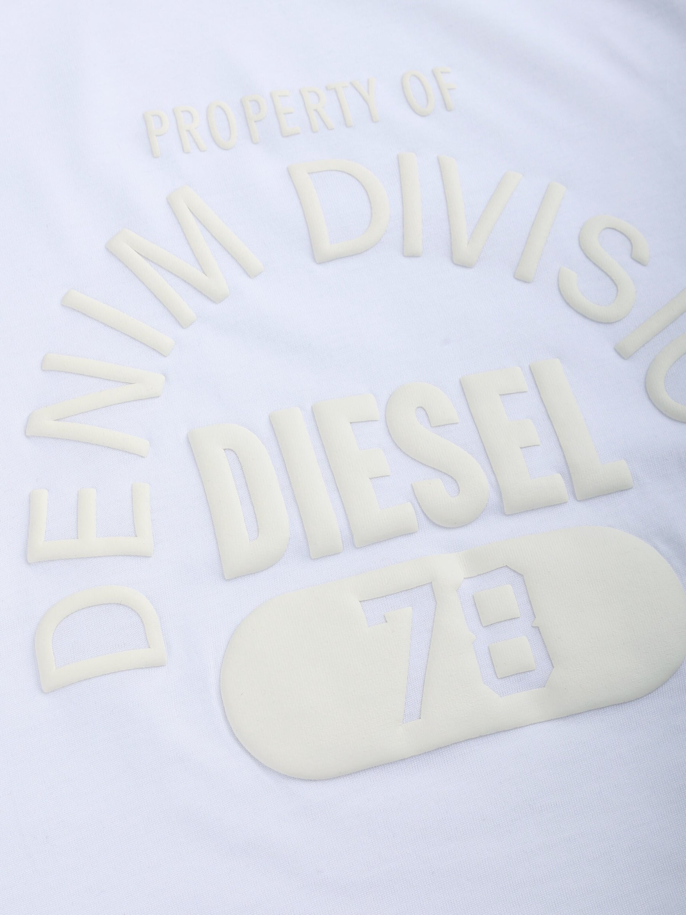 DIESEL Shirt 'T-JUST-E17-OUT' in Wit