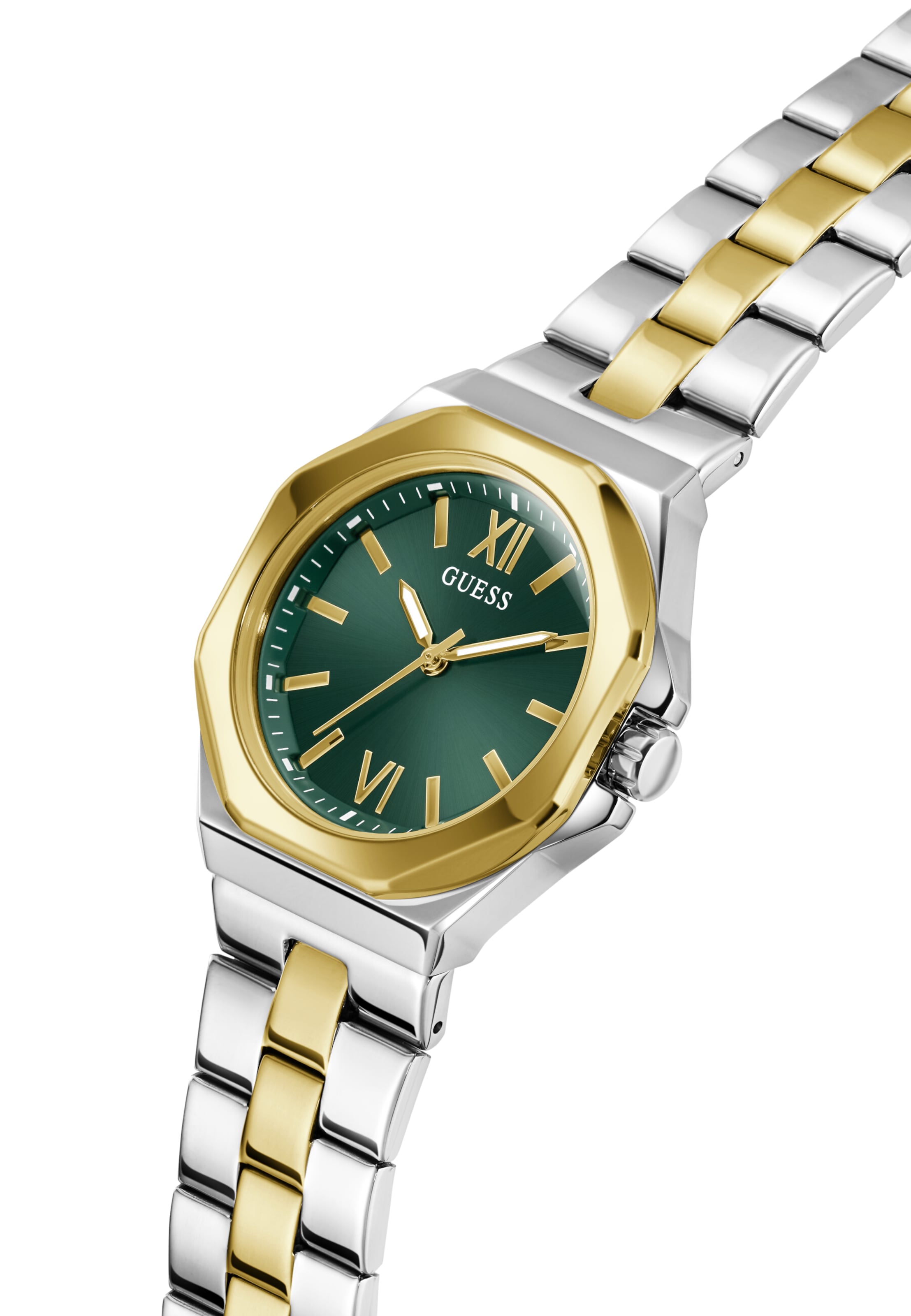 Montre à affichage analogique 'Empress' GUESS en argent