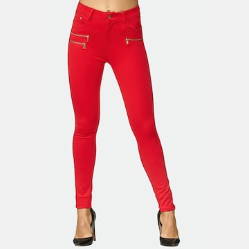 Jeans di Elara in rosso