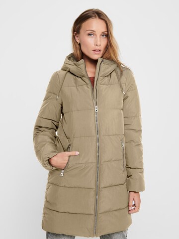 ONLY - Abrigo de invierno en beige: frente