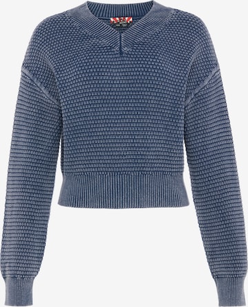 Pull-over myMo ROCKS en bleu : devant
