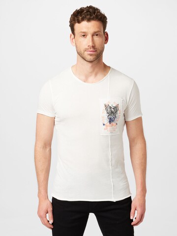 T-Shirt 'GOD OF SPEED' Key Largo en blanc : devant