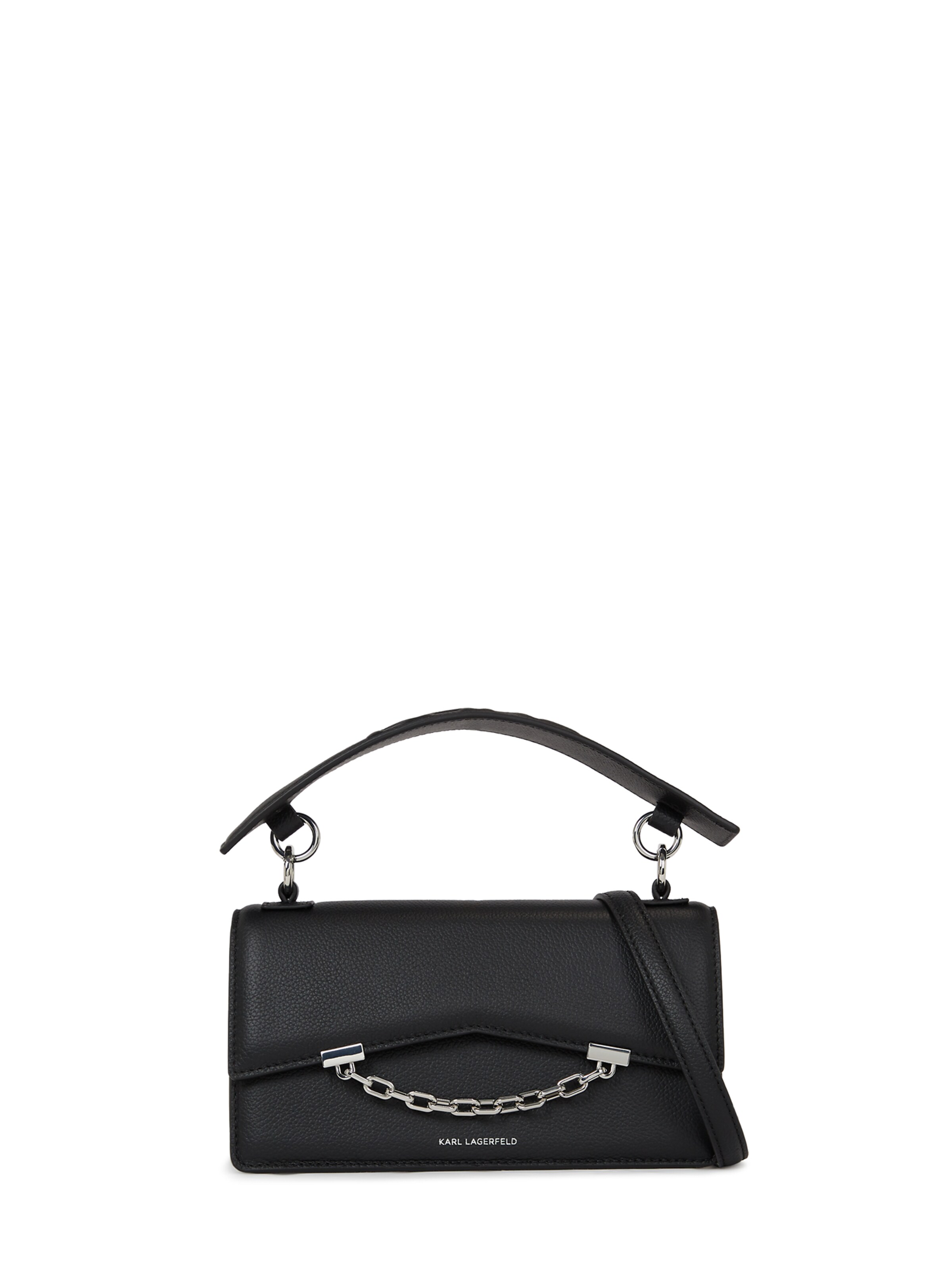 Karl Lagerfeld Taška cez rameno 'Seven' - Čierna: predná strana