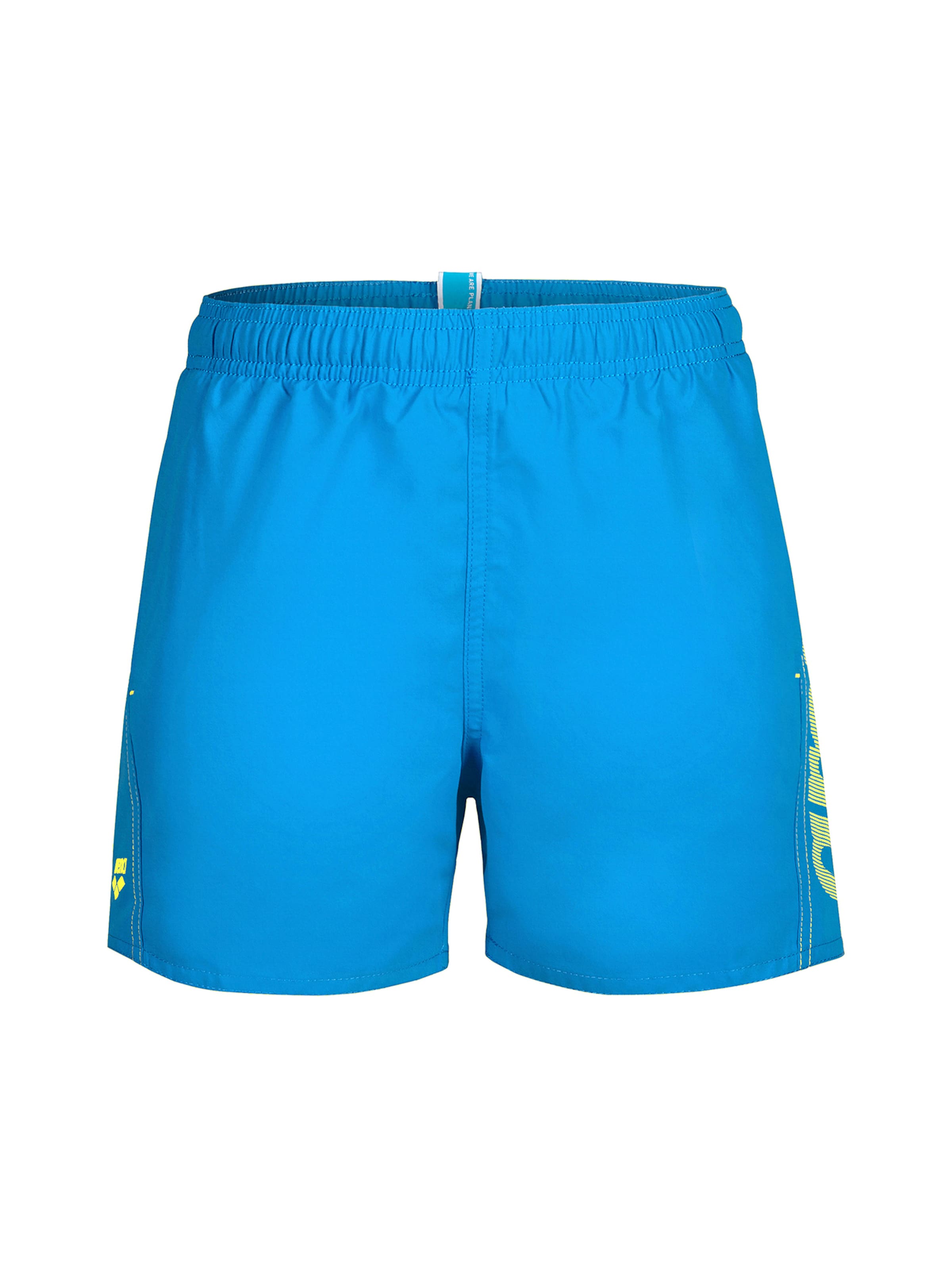 ARENA Board shorts 'FUNDAMENTALS  LOGO BOXER' in Blue: front