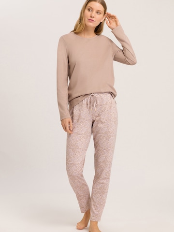 Hanro Pajama Shirt ' Sleep & Lounge ' in Beige