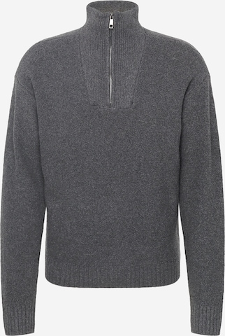 Hailys Men Sweater 'Bennett' in Grey: front