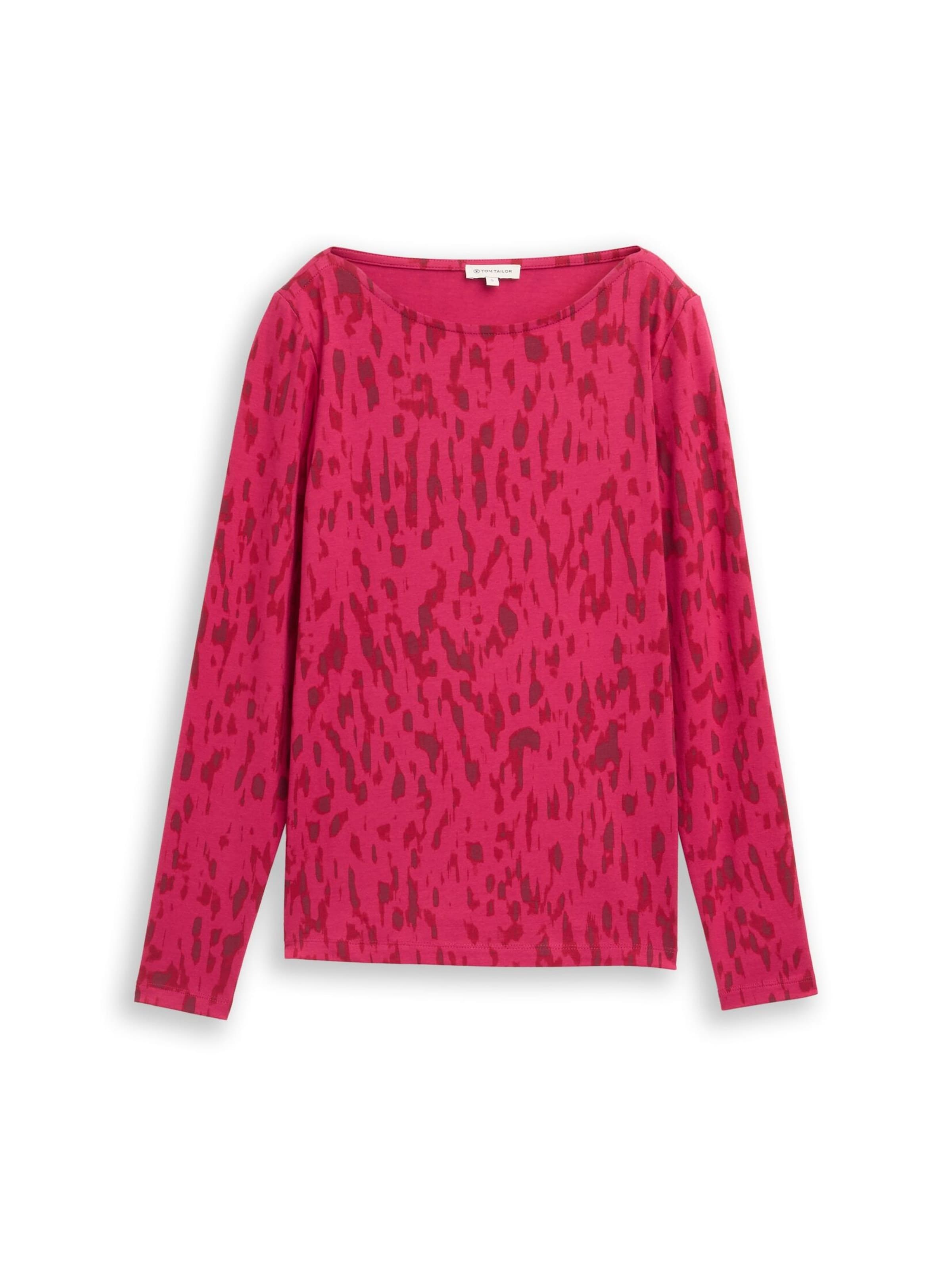 TOM TAILOR Shirt in Rood: voorkant