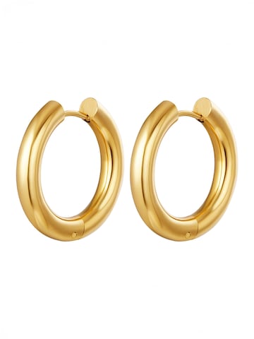 lePelou Ohrringe 'VELIA' in Gold: Vorderseite