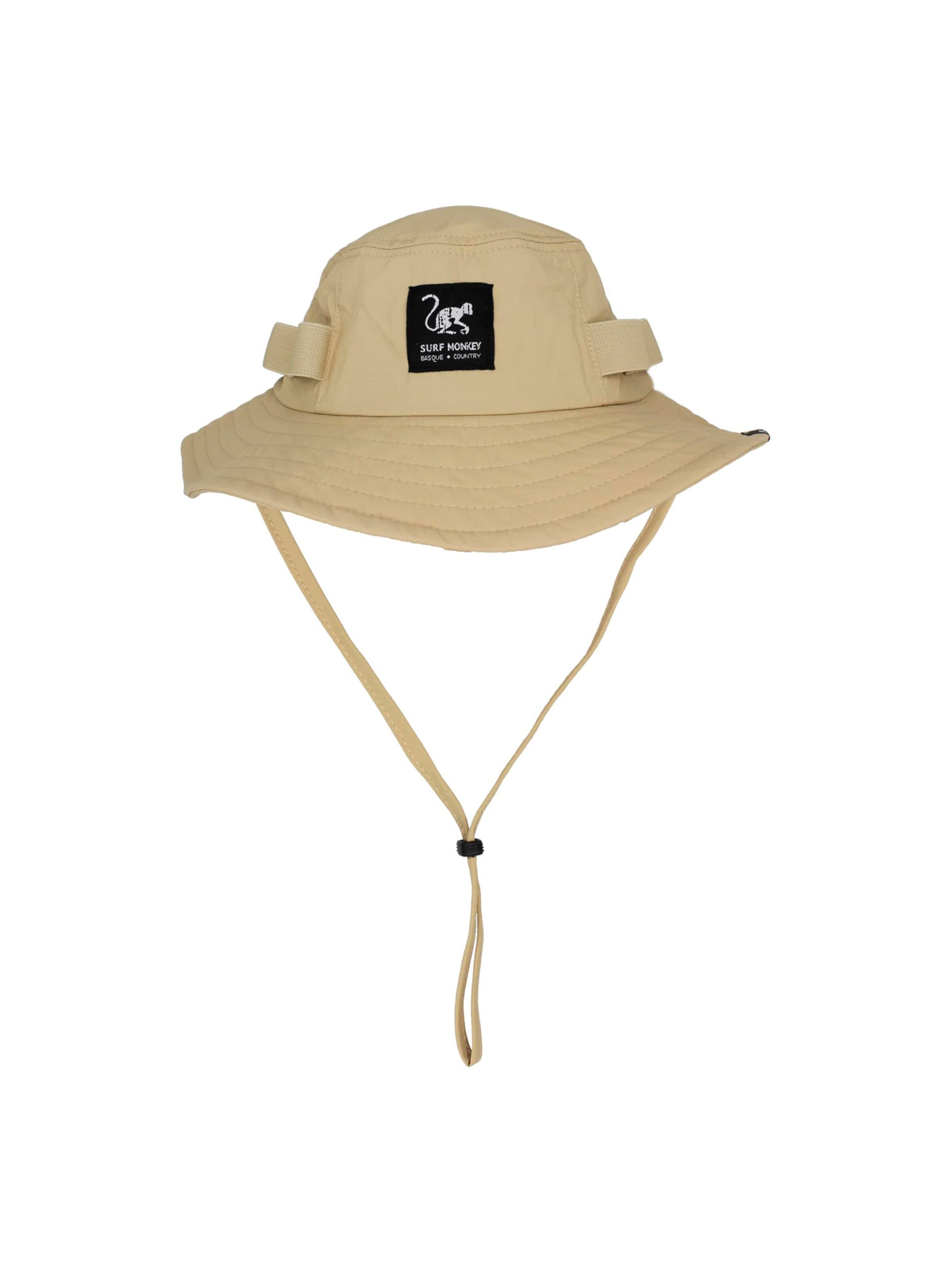 Surf Monkey Sporthoed in Beige: voorkant