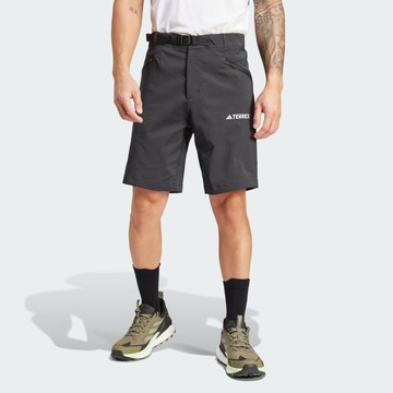 Regular Pantalon de sport 'Xperior' ADIDAS TERREX en noir : devant