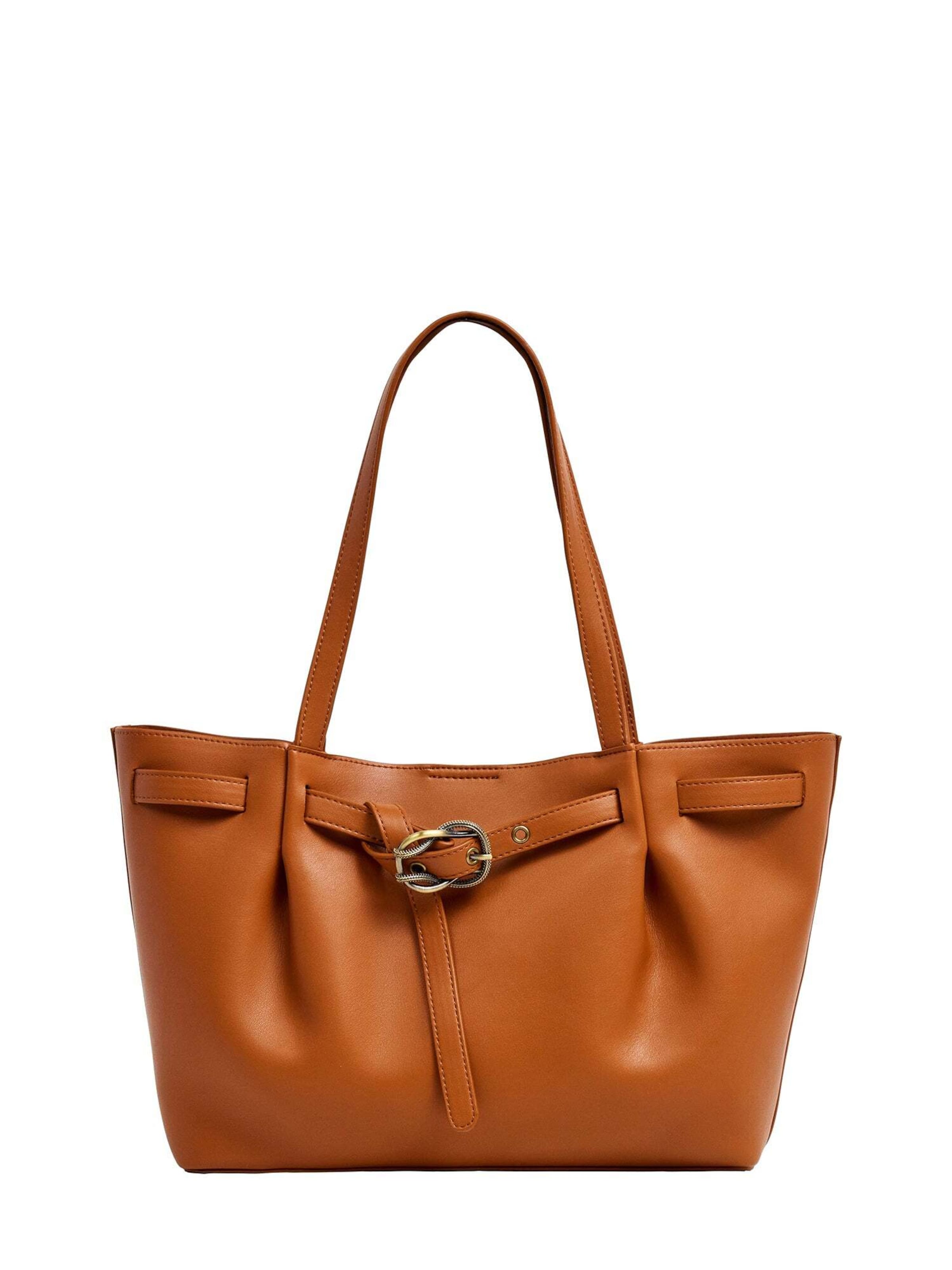 Cabas 'Thea' Pepe Jeans en marron : devant