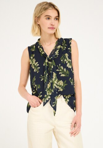 Street One Studio Bluse in Blau: Vorderseite