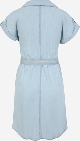 Noisy May Petite Shirt Dress 'VERA' in Blue