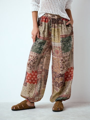 Barrel Pantalon Next en rose : devant