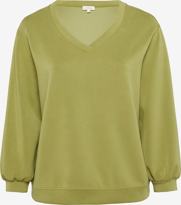 s.Oliver Sweatshirt in Green: front