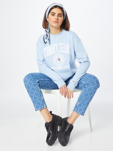 Sweat-shirt Tommy Jeans en bleu