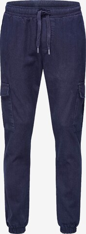 Rock Creek Cargo Pants in Blue: front