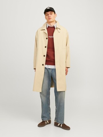 JACK & JONES Sweatshirt 'Vesterbro' in Bruin