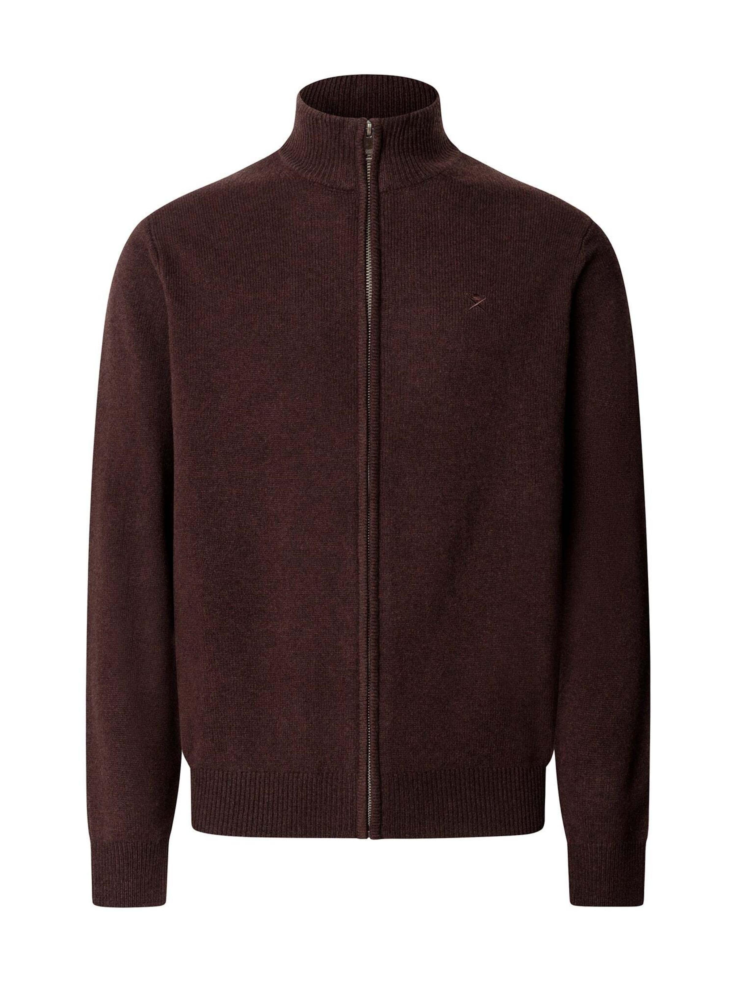 Hackett London Trui in Bruin: voorkant