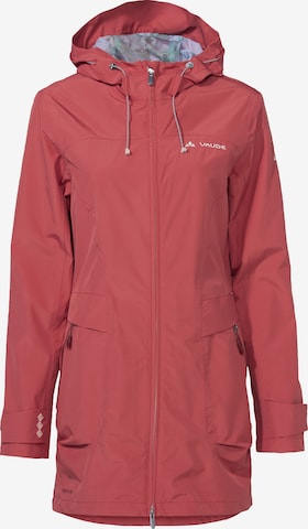 VAUDE Outdoorjas ' W Skomer PR II ' in Rood: voorkant