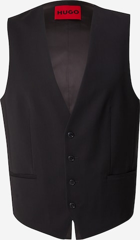 Gilet de costume HUGO en noir : devant