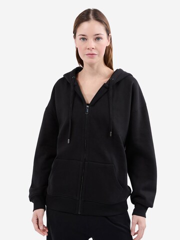 ETAM Zip-Up Hoodie 'Glenn' in Black: front