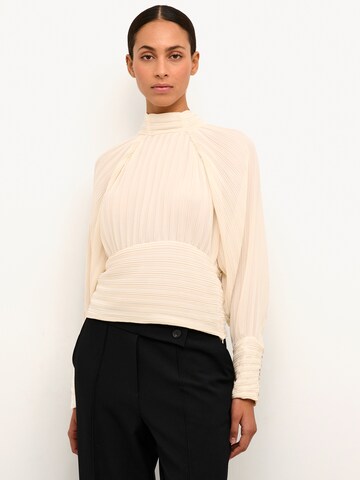 Camicia da donna 'Loraine' di KAREN BY SIMONSEN in beige: frontale