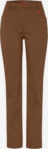 TONI Slim fit Jeans in Brown: front