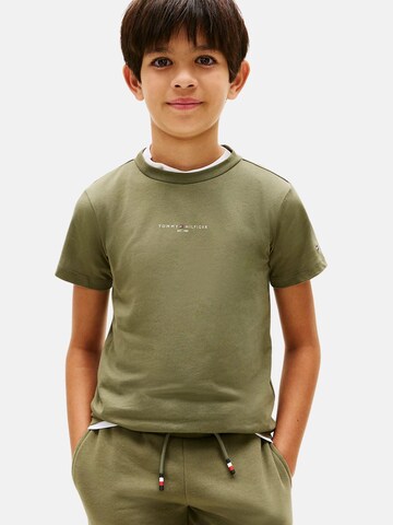 Tommy Hilfiger Kids - Conjunto 'Essential' en verde: frente