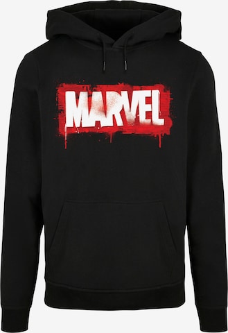 F4NT4STIC Sweatshirt 'Marvel' in Zwart: voorkant
