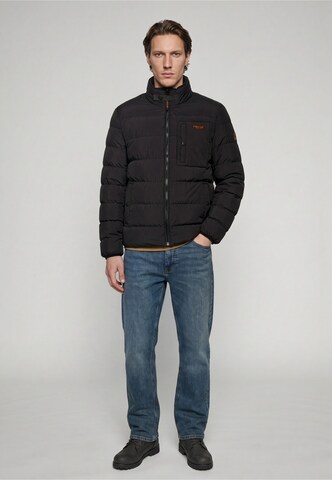 INDICODE JEANS Winterjas 'Dalmars' in Zwart