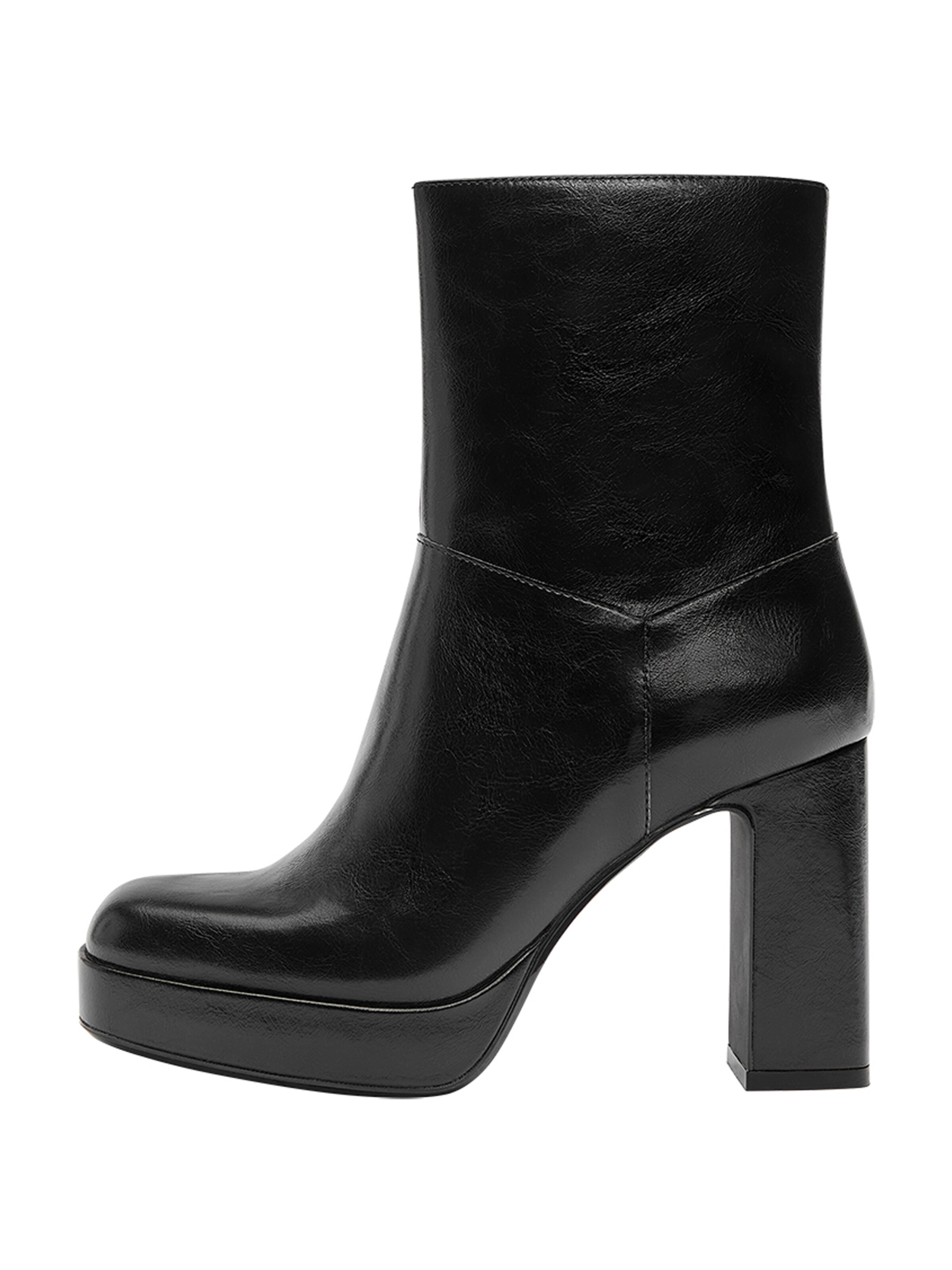 Pull&Bear Členkové čižmy - Čierna