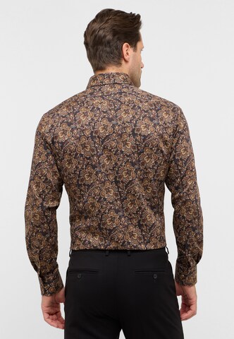 ETERNA Regular fit Button Up Shirt in Brown