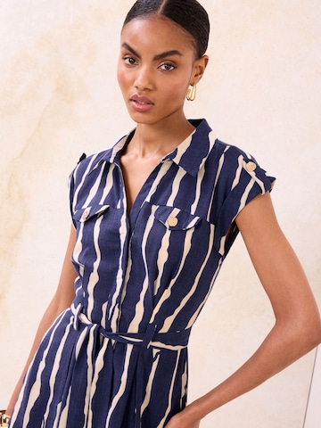 Lipsy - Vestido camisero en azul