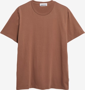 ARMEDANGELS Shirt 'JAAMES' in Brown: front