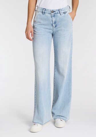 Herrlicher Wide Leg Jeans in Blau: Vorderseite