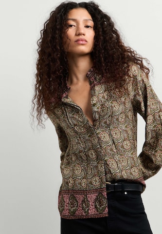 Pepe Jeans - Blusa 'HERA' en verde: frente
