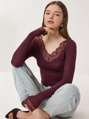 T-shirt Happiness İstanbul en violet