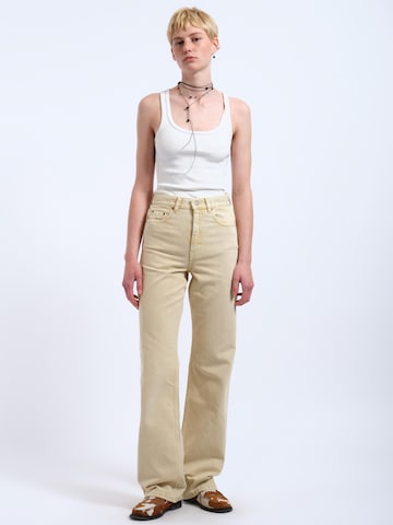 Dr. Denim Regular Jeans 'Echo High Straight' in Geel