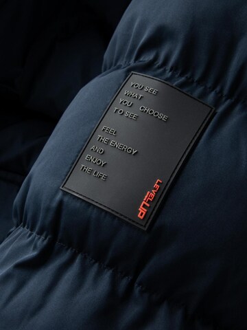 Ombre Winter jacket 'OM-JAHP-0208' in Blue