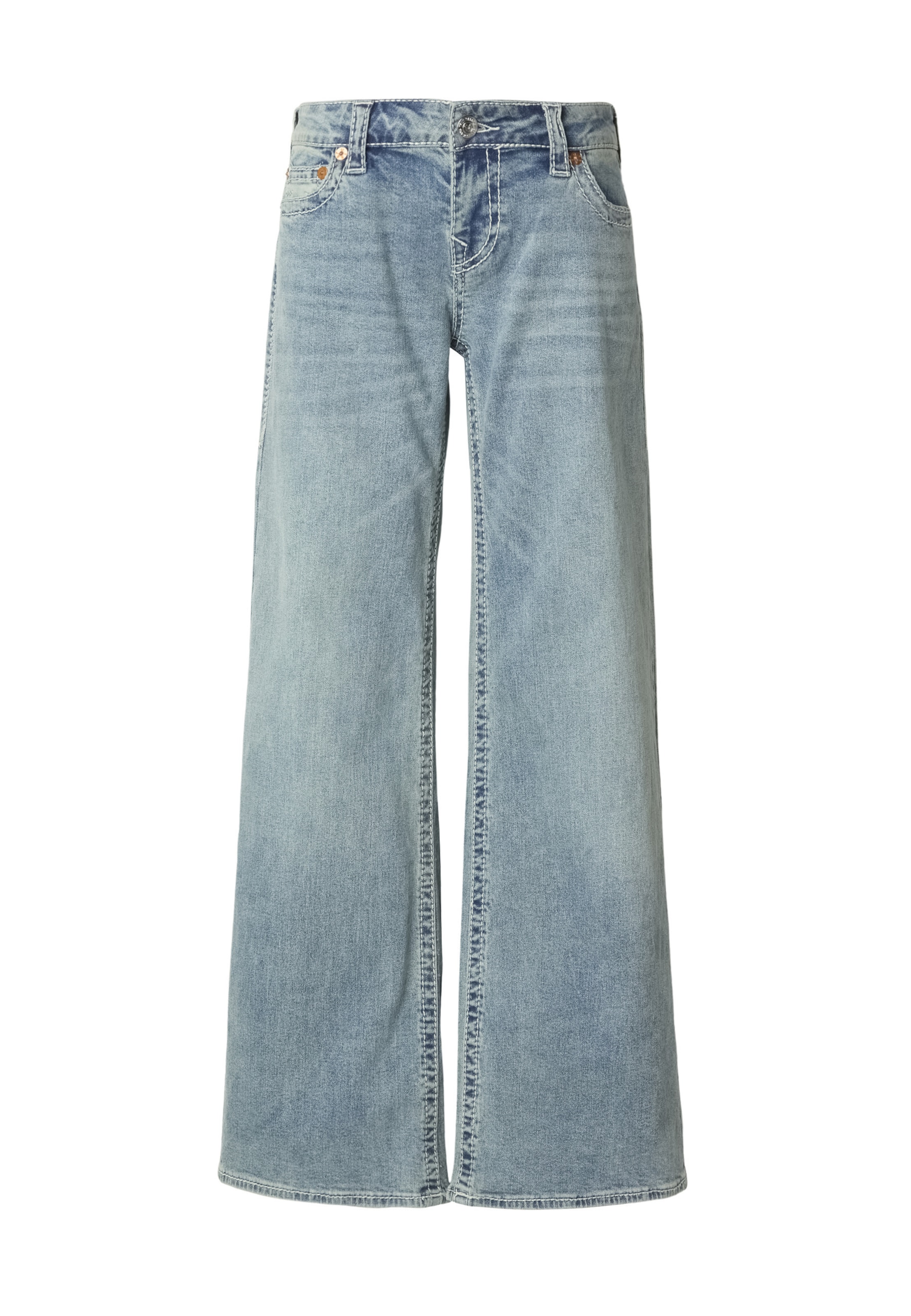 Wide leg Jeans 'Bobbi' di True Religion in blu: frontale
