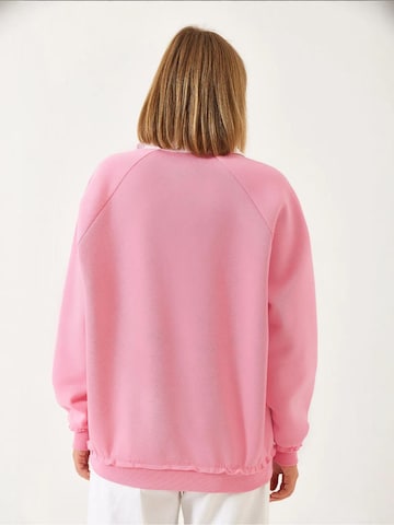 Bianco Lucci Sweatshirt in Pink