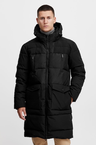 INDICODE JEANS Winter Jacket 'Flik' in Black: front