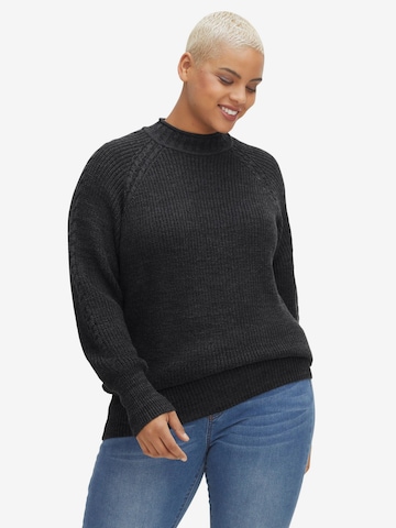 SHEEGO Sweater in Black: front