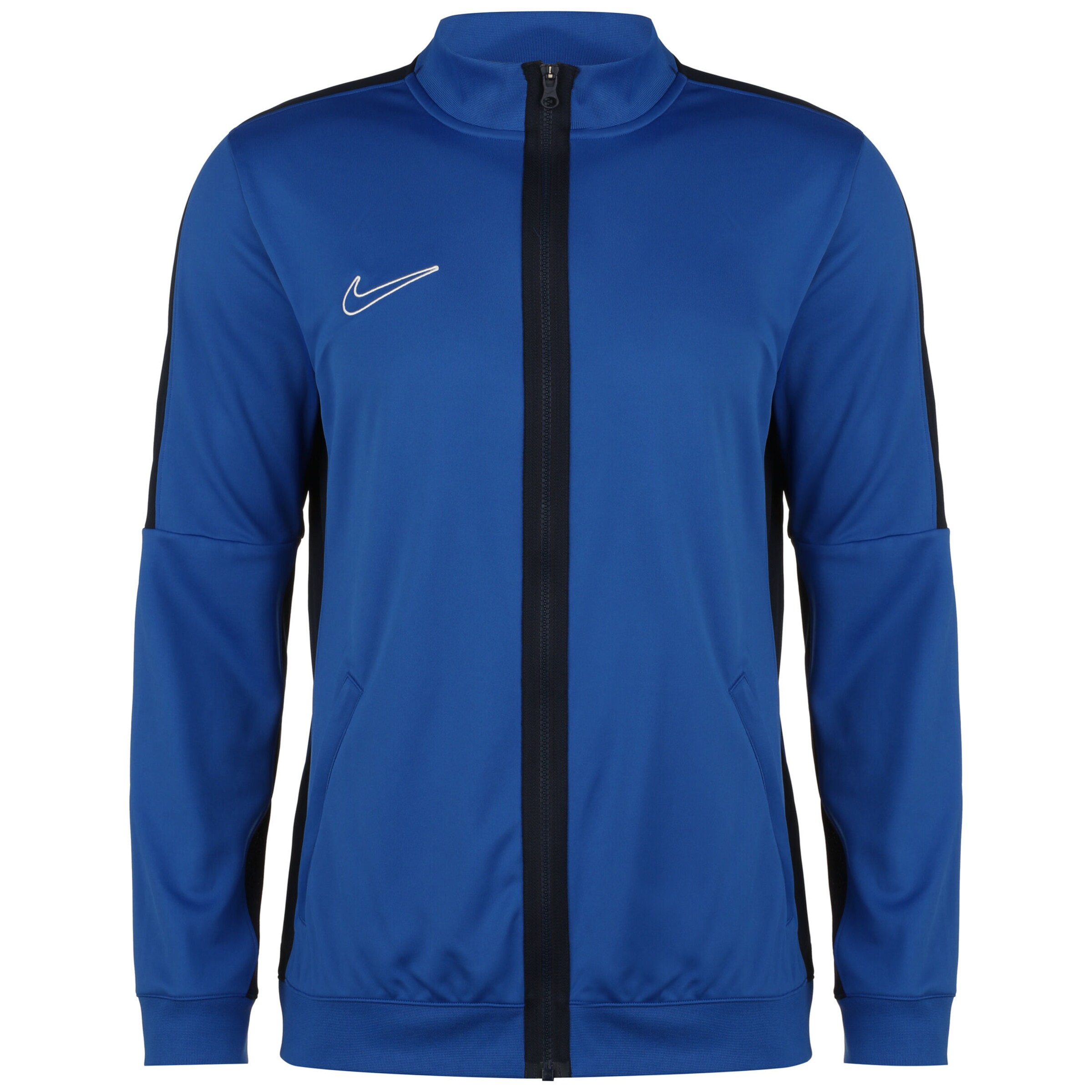NIKE Sportsweatjacke in Blau: Vorderseite