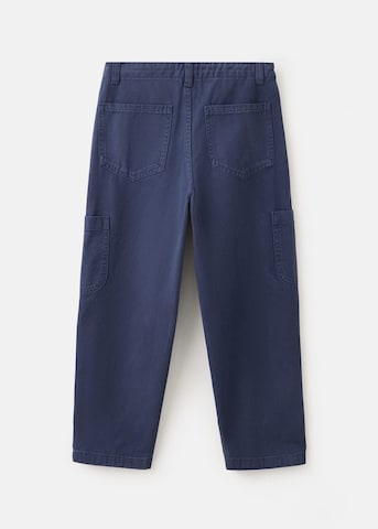 Largi Pantaloni de la MANGO KIDS pe albastru