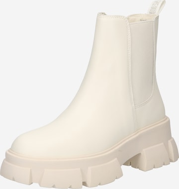 Boots chelsea 'Tunnel' di STEVE MADDEN in bianco: frontale