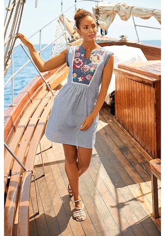 LASCANA Summer Dress in Blue: front