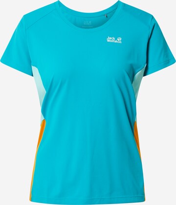 JACK WOLFSKIN Performance Shirt 'NARROWS' in Blue: front