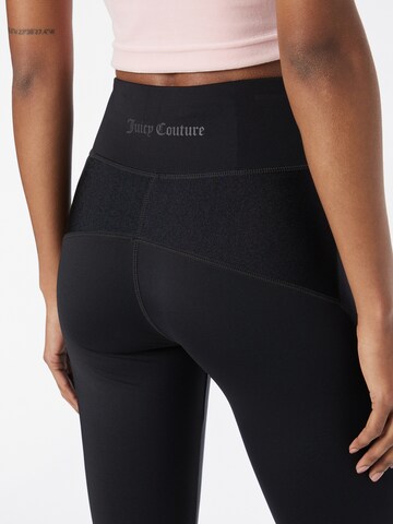 Juicy Couture Sport Skinny Spodnie sportowe w kolorze czarny